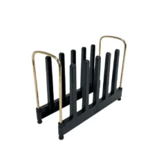 نگهدارنده درب قابلمه مانیا تاشو کد ۱۰۹۱۲۰ مشکی طلایی در سایت چی‌بانو