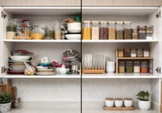 چیدمان اصولی کابینت آشپزخانه با دسته بندی کاربردی