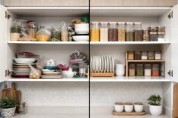 چیدمان اصولی کابینت آشپزخانه با دسته بندی کاربردی