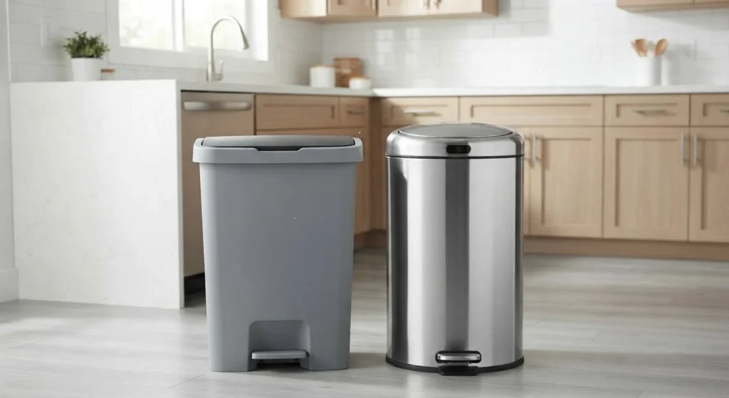 سطل پلاستیکی بهتر است یا فلزی؟